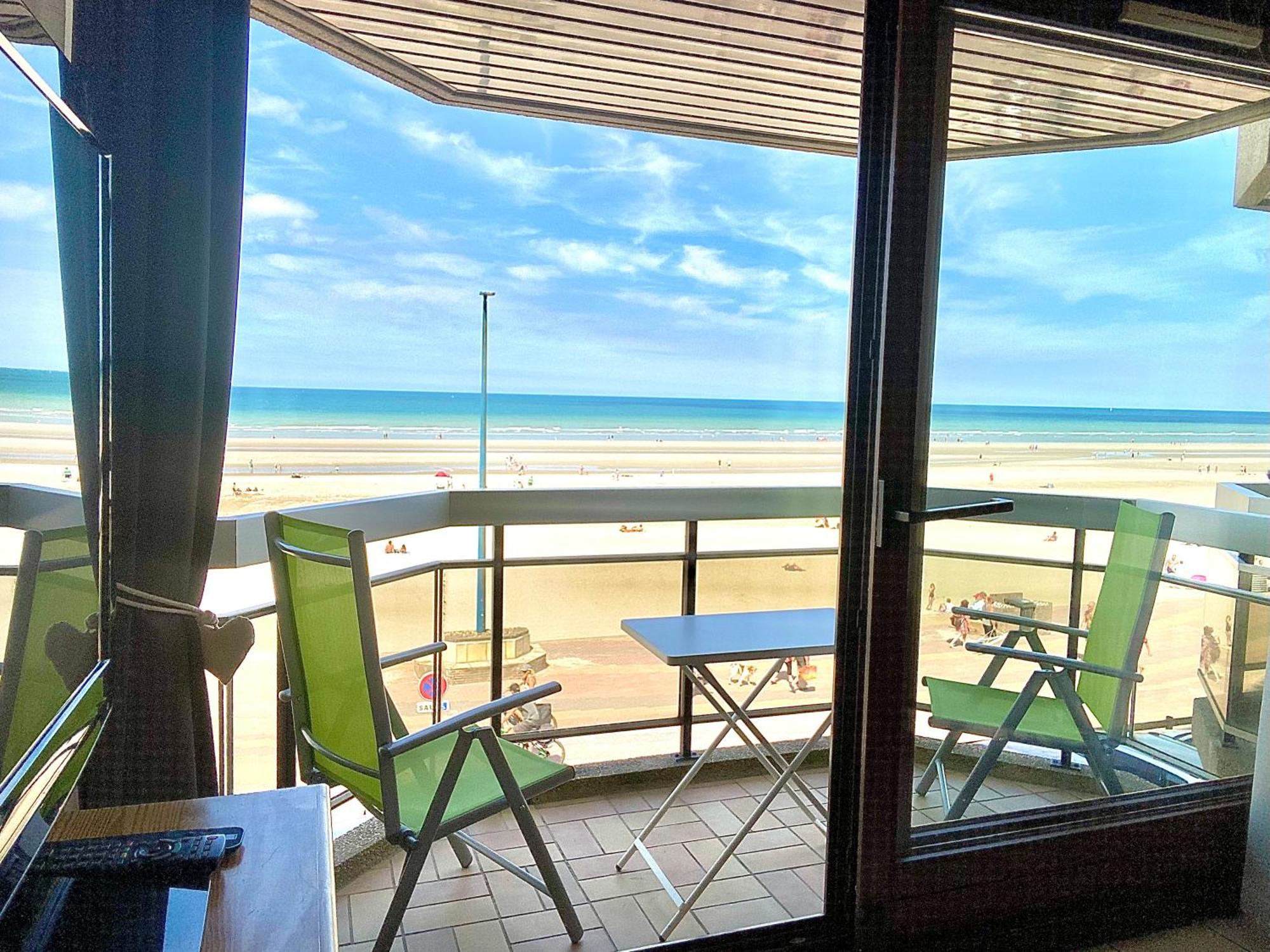 Appartement Vue Frontale Mer, 4 Personnes Bray-Dunes Extérieur photo